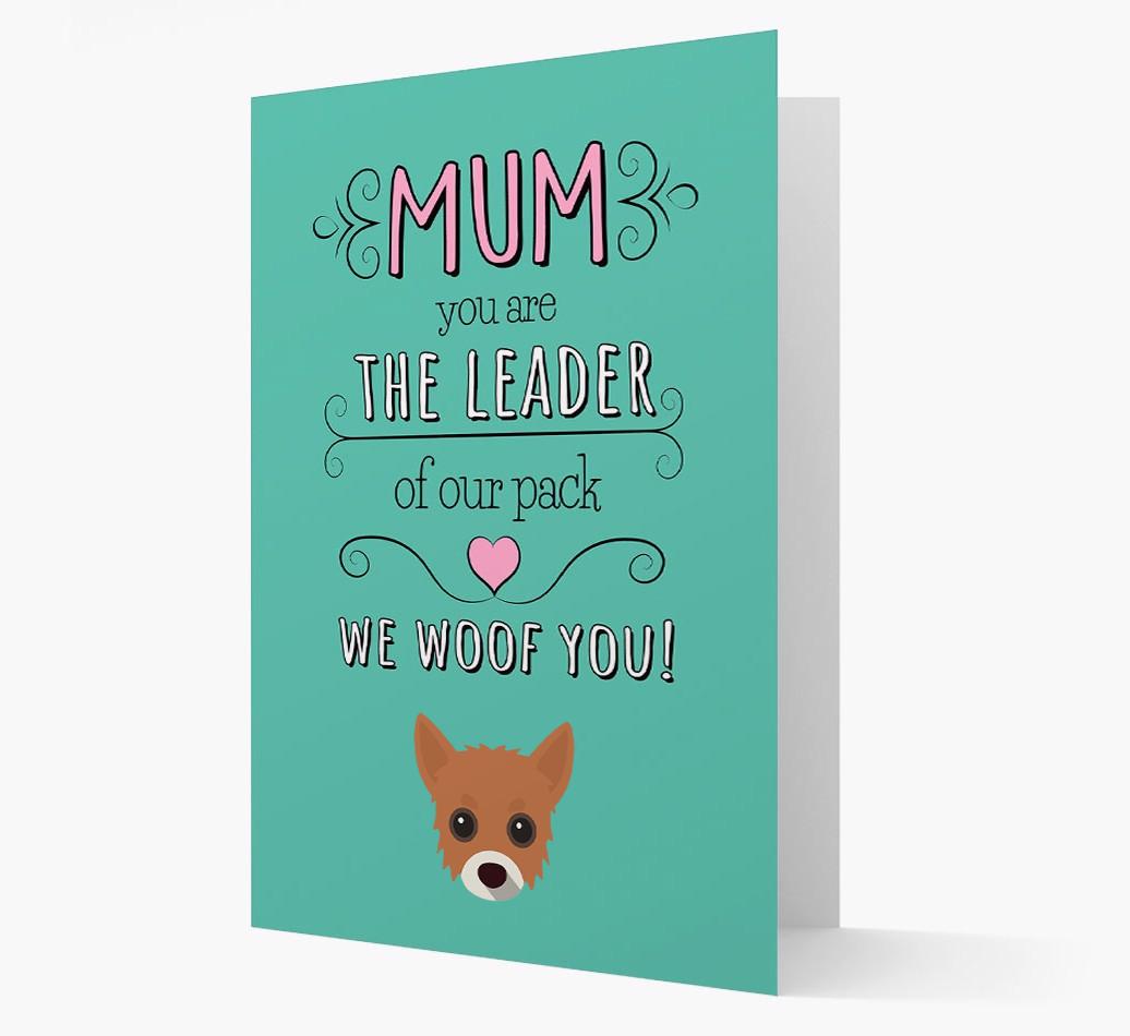 'The Leader Of Our Pack' Card with your {breedFullName} Icon