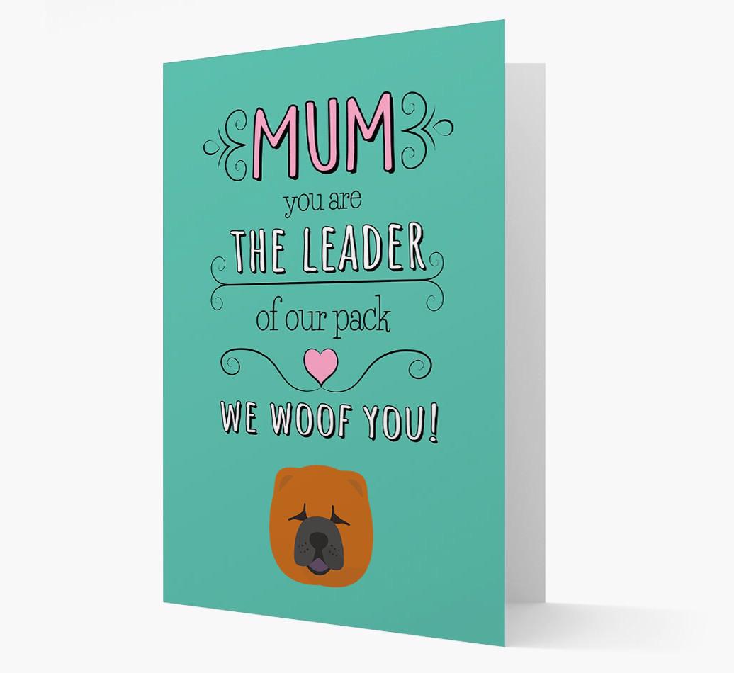 'The Leader Of Our Pack' Card with your {breedFullName} Icon