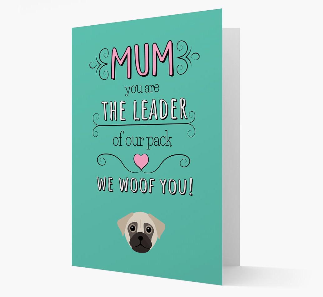 'The Leader Of Our Pack' Card with your {breedFullName} Icon