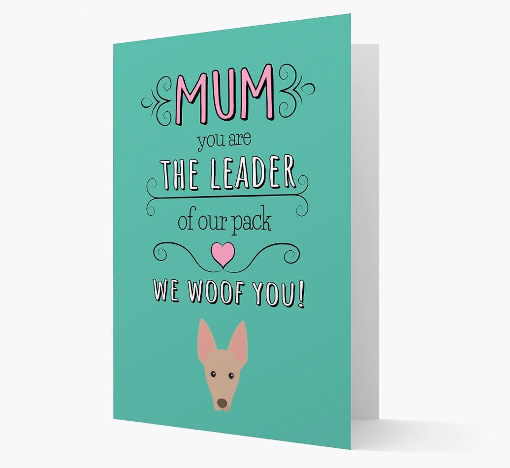 'The Leader Of Our Pack' Card with your {breedFullName} Icon