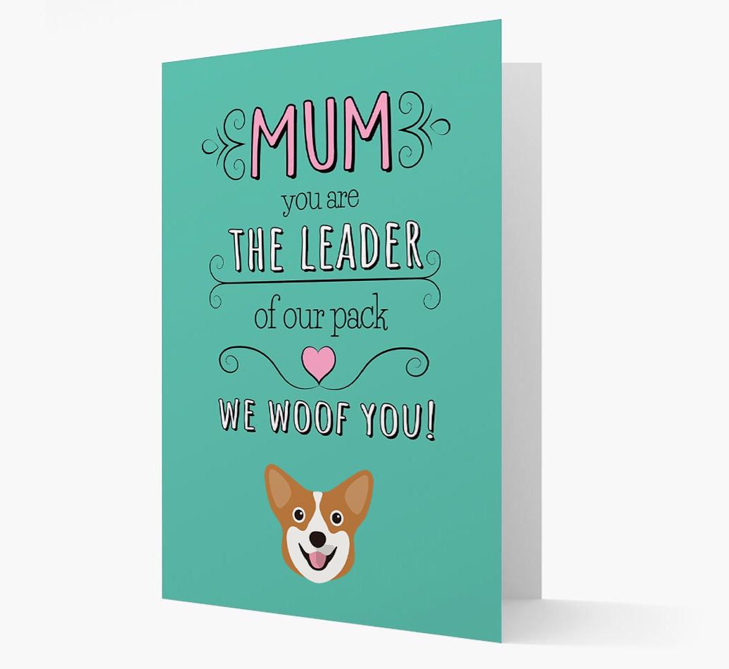 'The Leader Of Our Pack' Card with your {breedFullName} Icon
