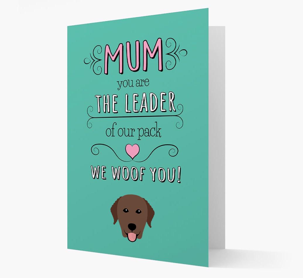 'The Leader Of Our Pack' Card with your {breedFullName} Icon