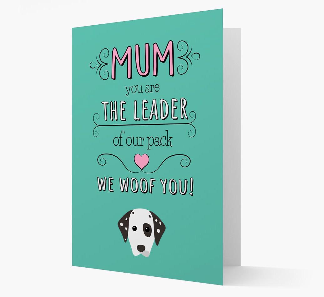 'The Leader Of Our Pack' Card with your {breedFullName} Icon