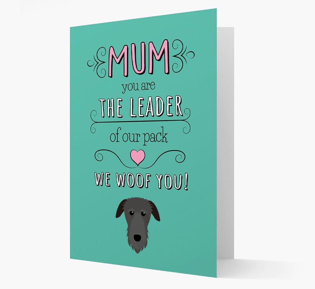 'The Leader Of Our Pack' Card with your {breedFullName} Icon