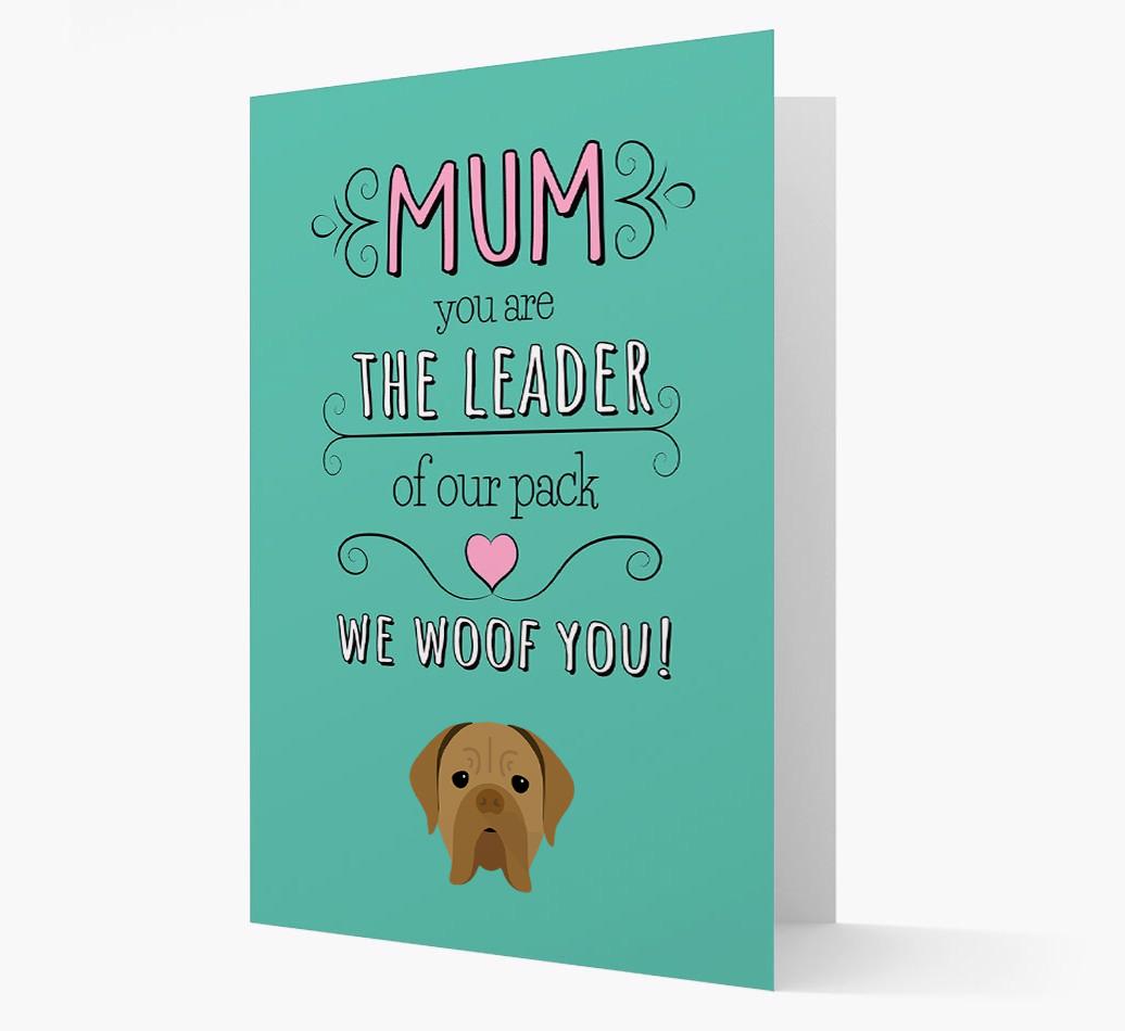 'The Leader Of Our Pack' Card with your {breedFullName} Icon