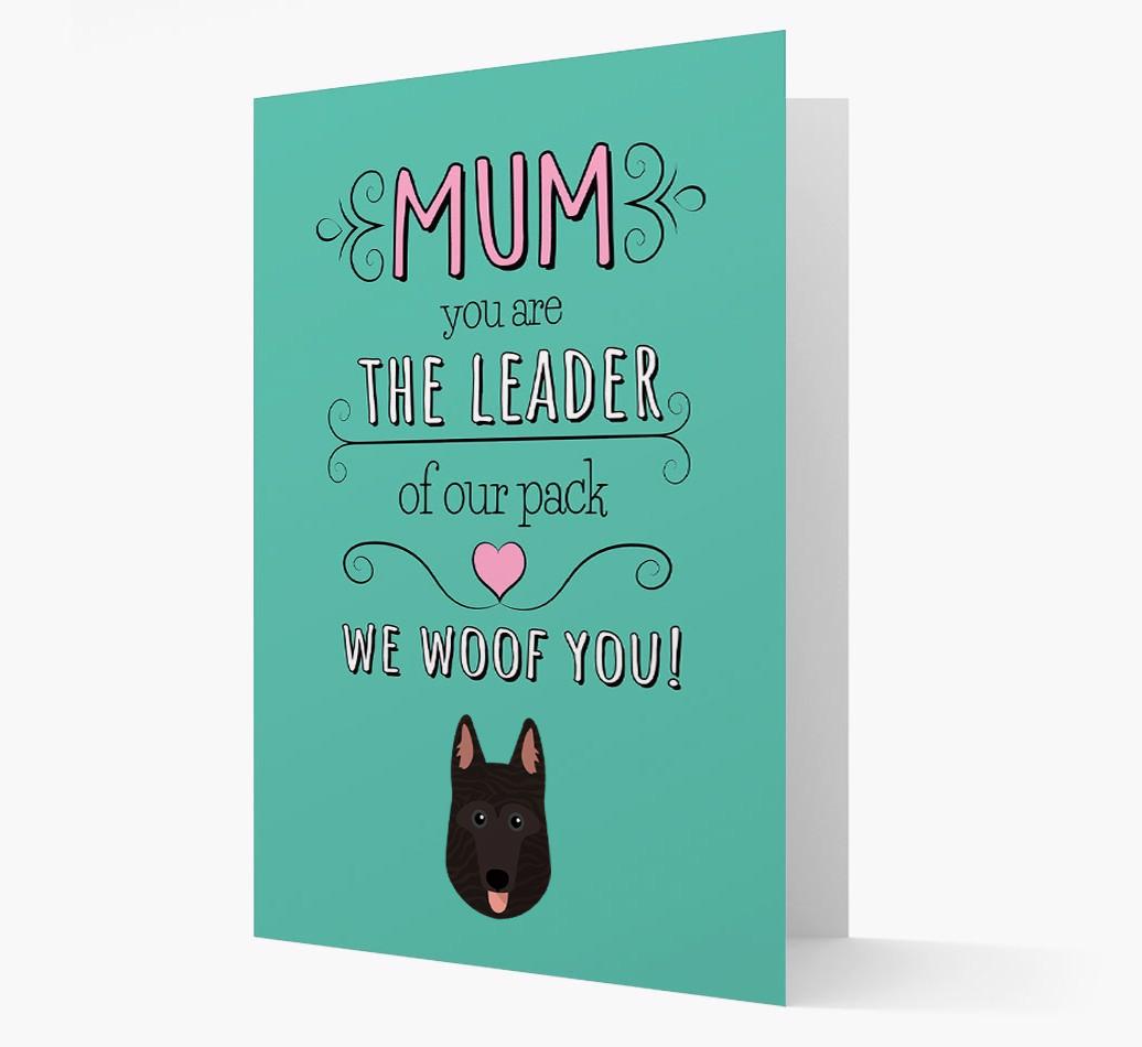'The Leader Of Our Pack' Card with your {breedFullName} Icon