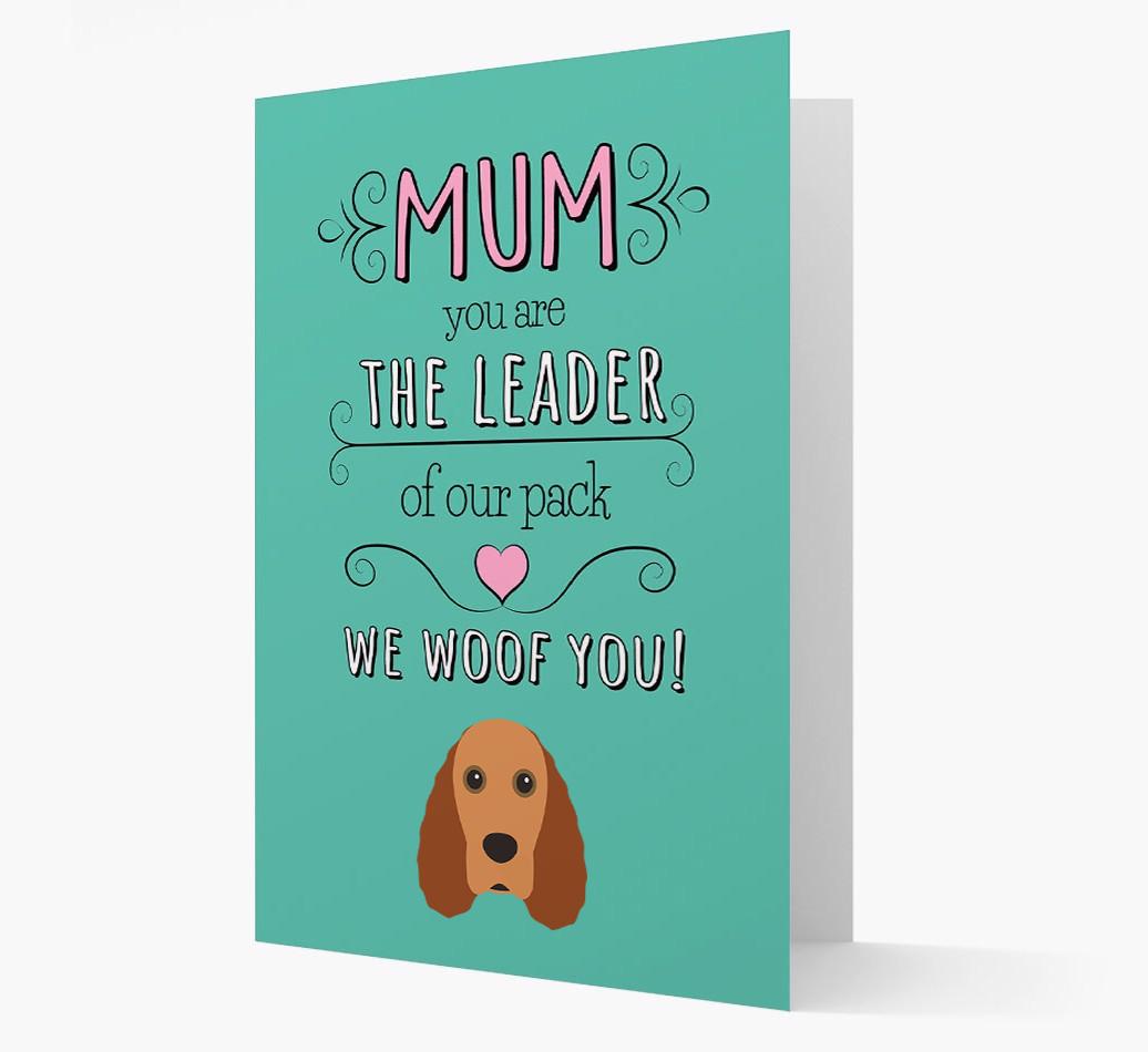 'The Leader Of Our Pack' Card with your {breedFullName} Icon