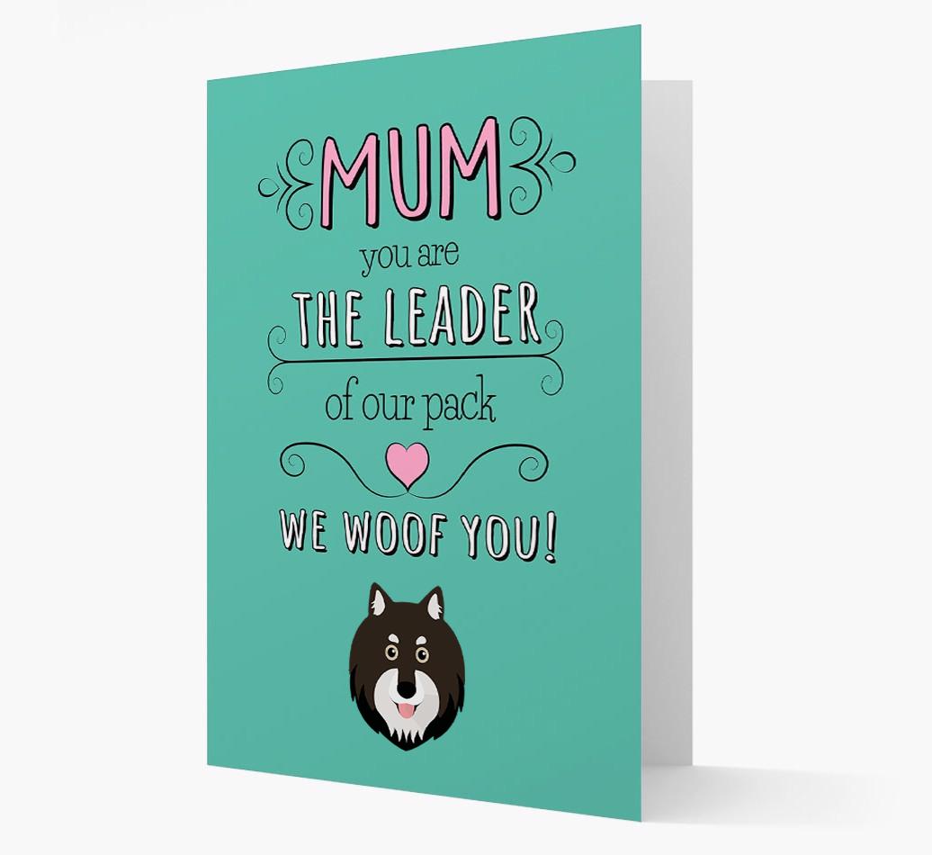'The Leader Of Our Pack' Card with your {breedFullName} Icon
