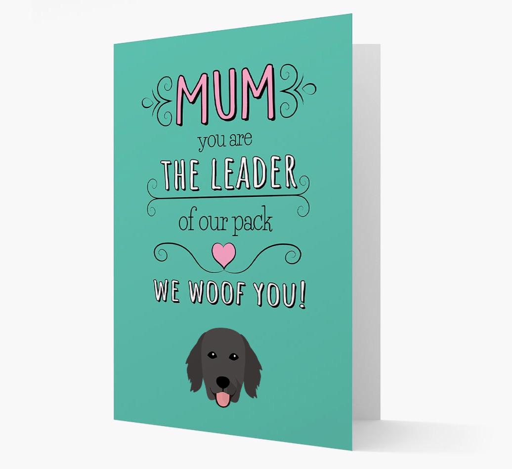 'The Leader Of Our Pack' Card with your {breedFullName} Icon