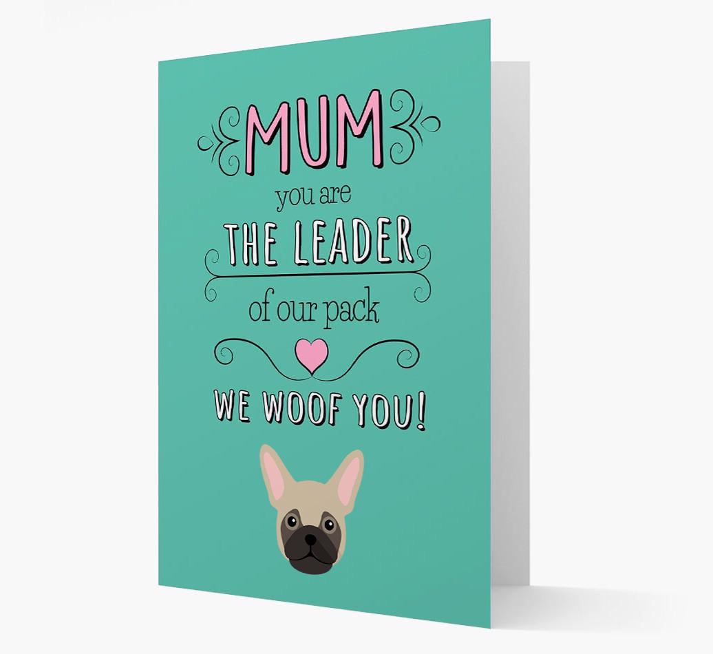 'The Leader Of Our Pack' Card with your {breedFullName} Icon