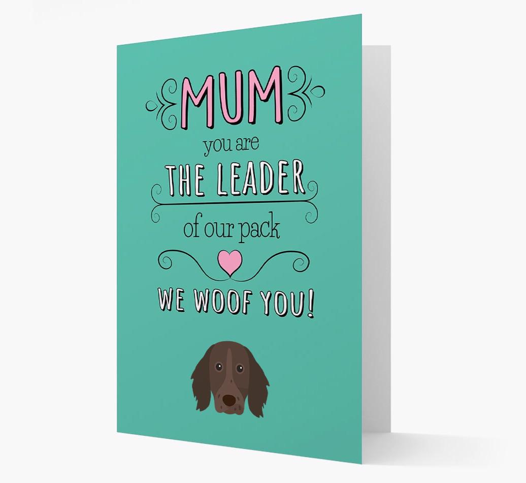 'The Leader Of Our Pack' Card with your {breedFullName} Icon