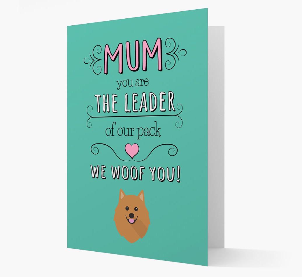 'The Leader Of Our Pack' Card with your {breedFullName} Icon