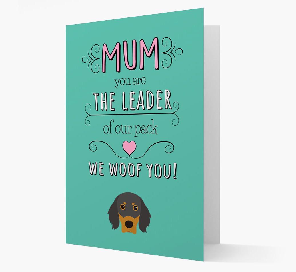 'The Leader Of Our Pack' Card with your {breedFullName} Icon