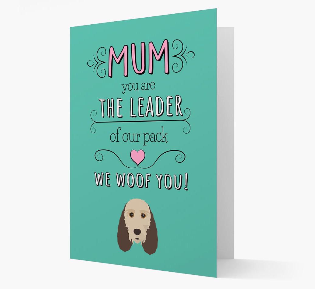 'The Leader Of Our Pack' Card with your {breedFullName} Icon