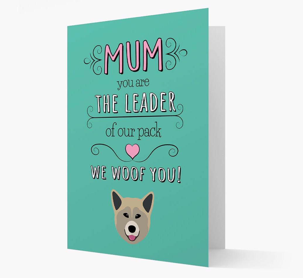 'The Leader Of Our Pack' Card with your {breedFullName} Icon