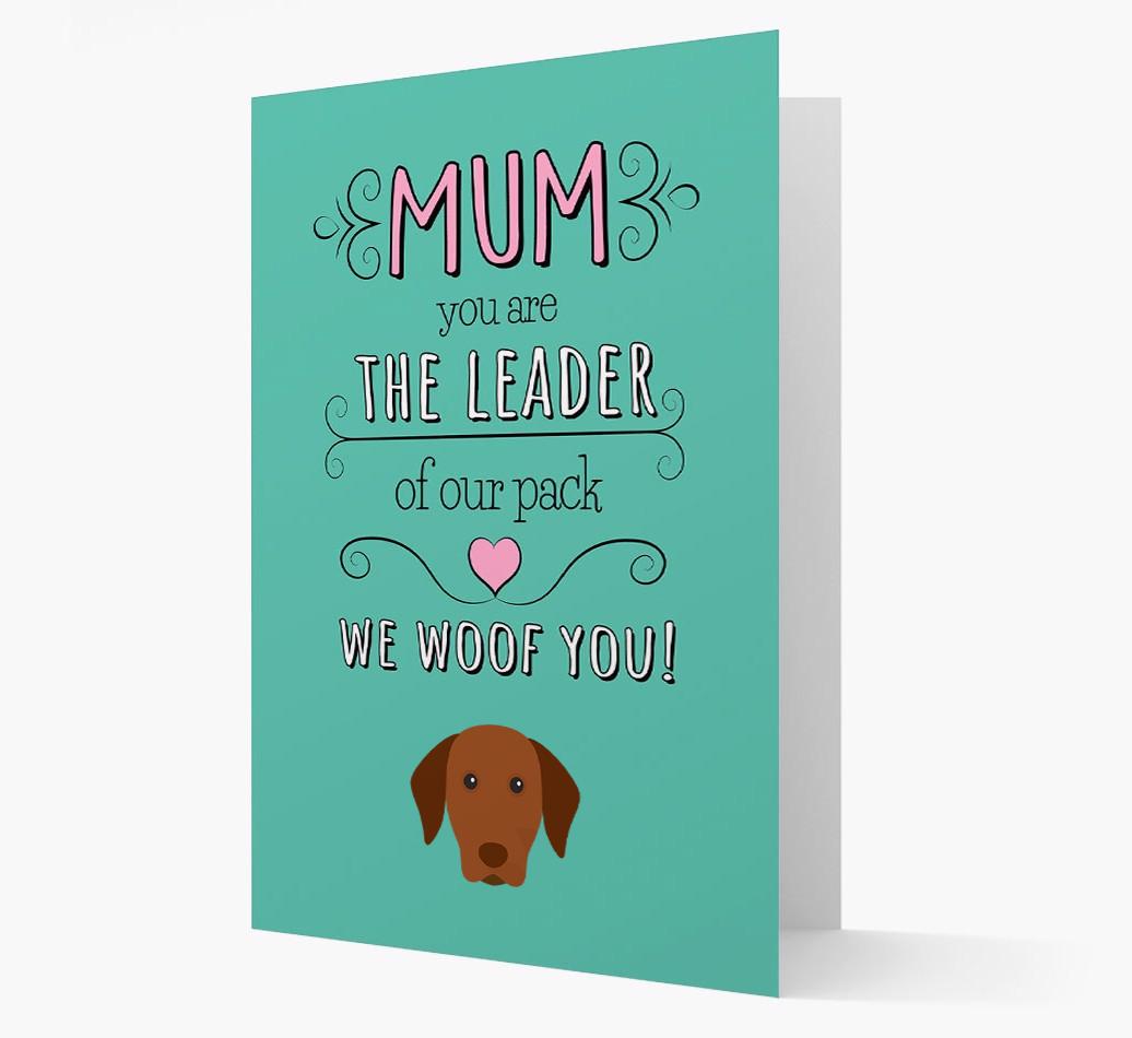 'The Leader Of Our Pack' Card with your {breedFullName} Icon