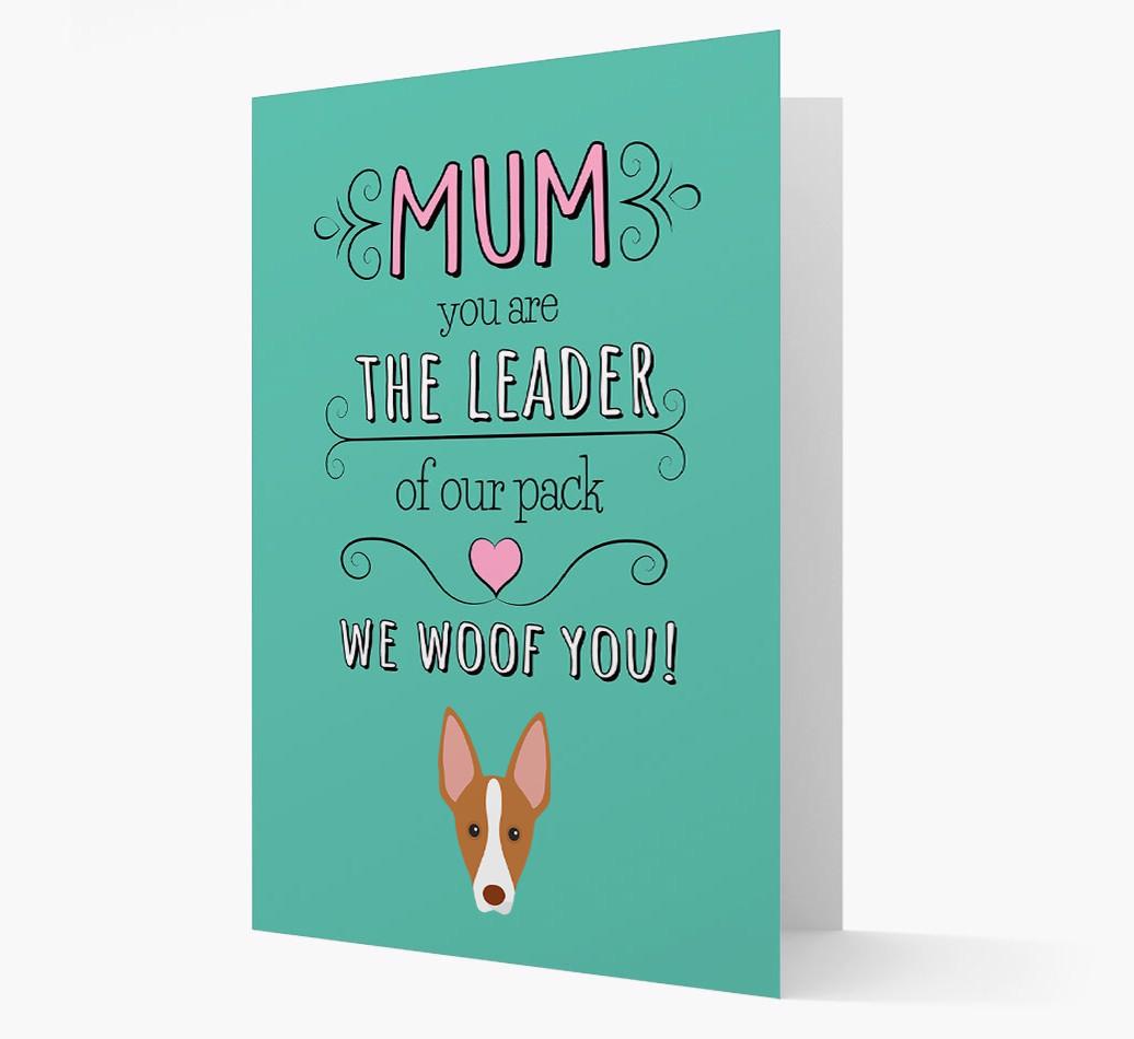 'The Leader Of Our Pack' Card with your {breedFullName} Icon