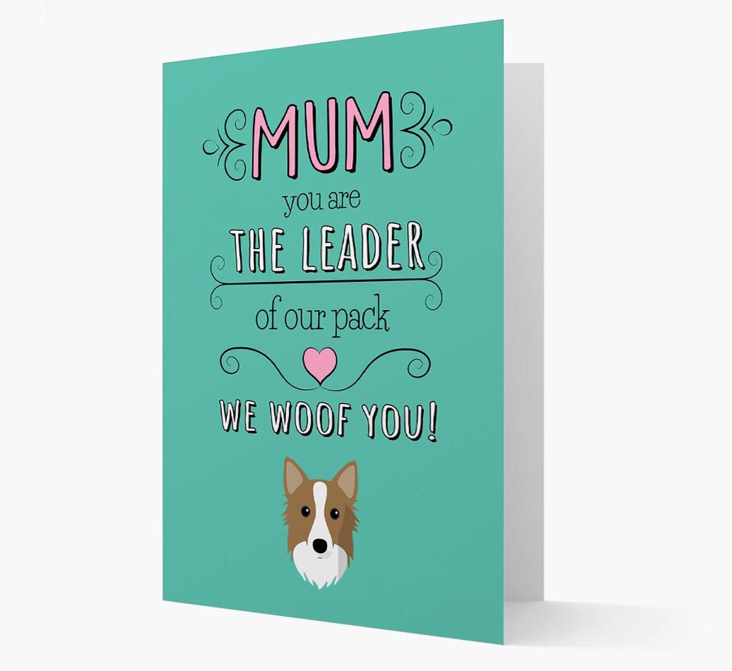 'The Leader Of Our Pack' Card with your {breedFullName} Icon