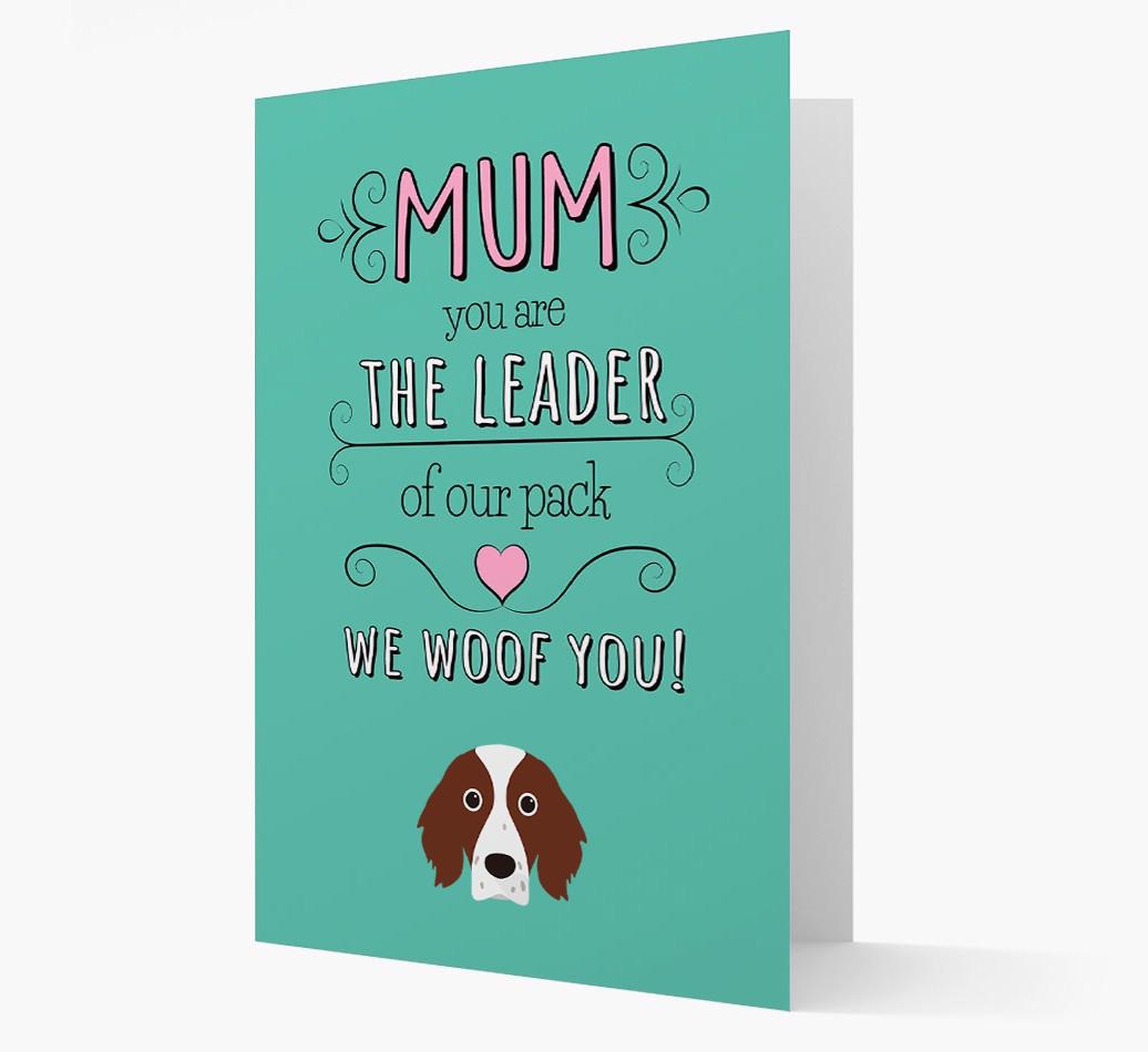 'The Leader Of Our Pack' Card with your {breedFullName} Icon
