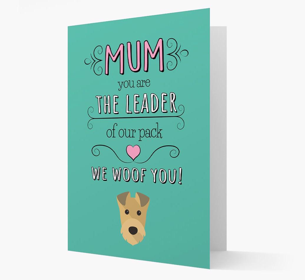 'The Leader Of Our Pack' Card with your {breedFullName} Icon