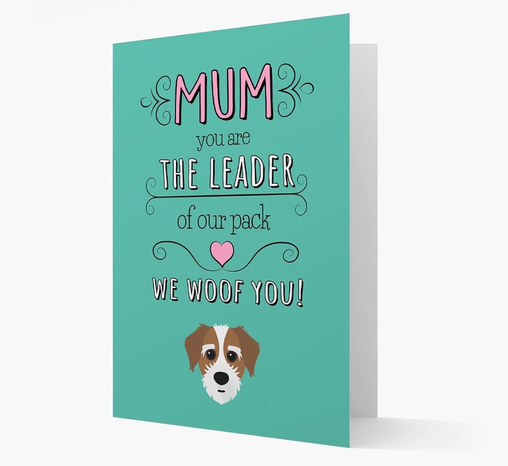 'The Leader Of Our Pack' Card with your {breedFullName} Icon