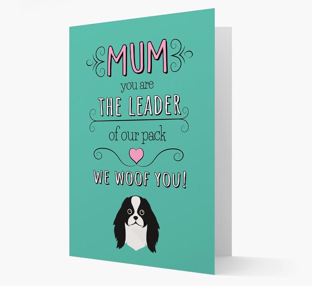 'The Leader Of Our Pack' Card with your {breedFullName} Icon