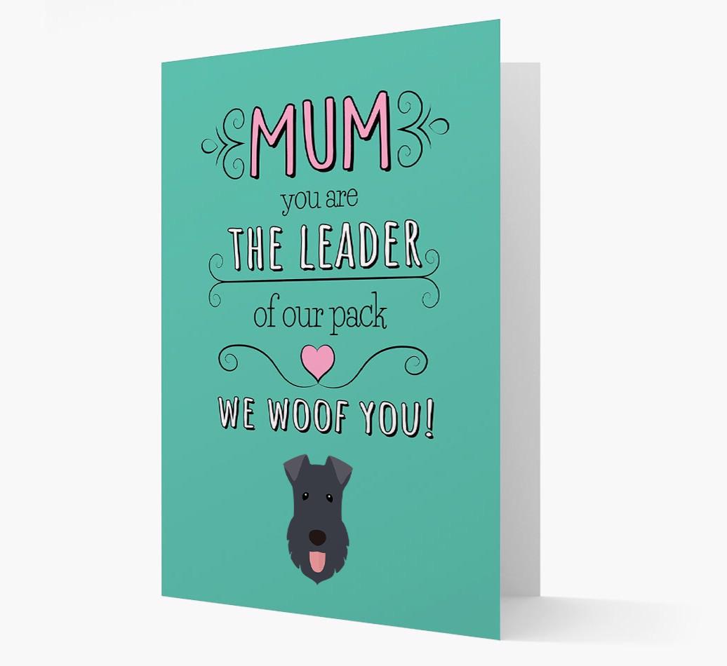 'The Leader Of Our Pack' Card with your {breedFullName} Icon