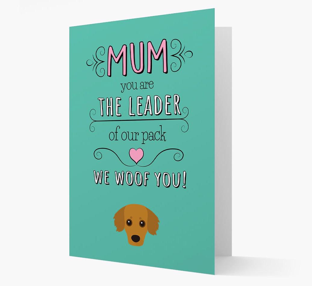 'The Leader Of Our Pack' Card with your {breedFullName} Icon
