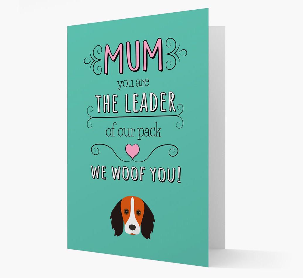 'The Leader Of Our Pack' Card with your {breedFullName} Icon