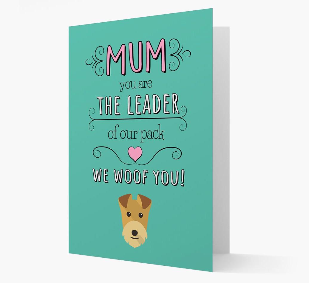 'The Leader Of Our Pack' Card with your {breedFullName} Icon