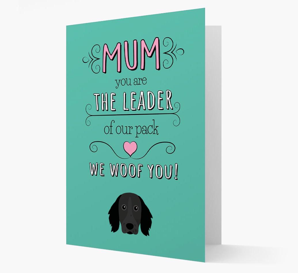 'The Leader Of Our Pack' Card with your {breedFullName} Icon