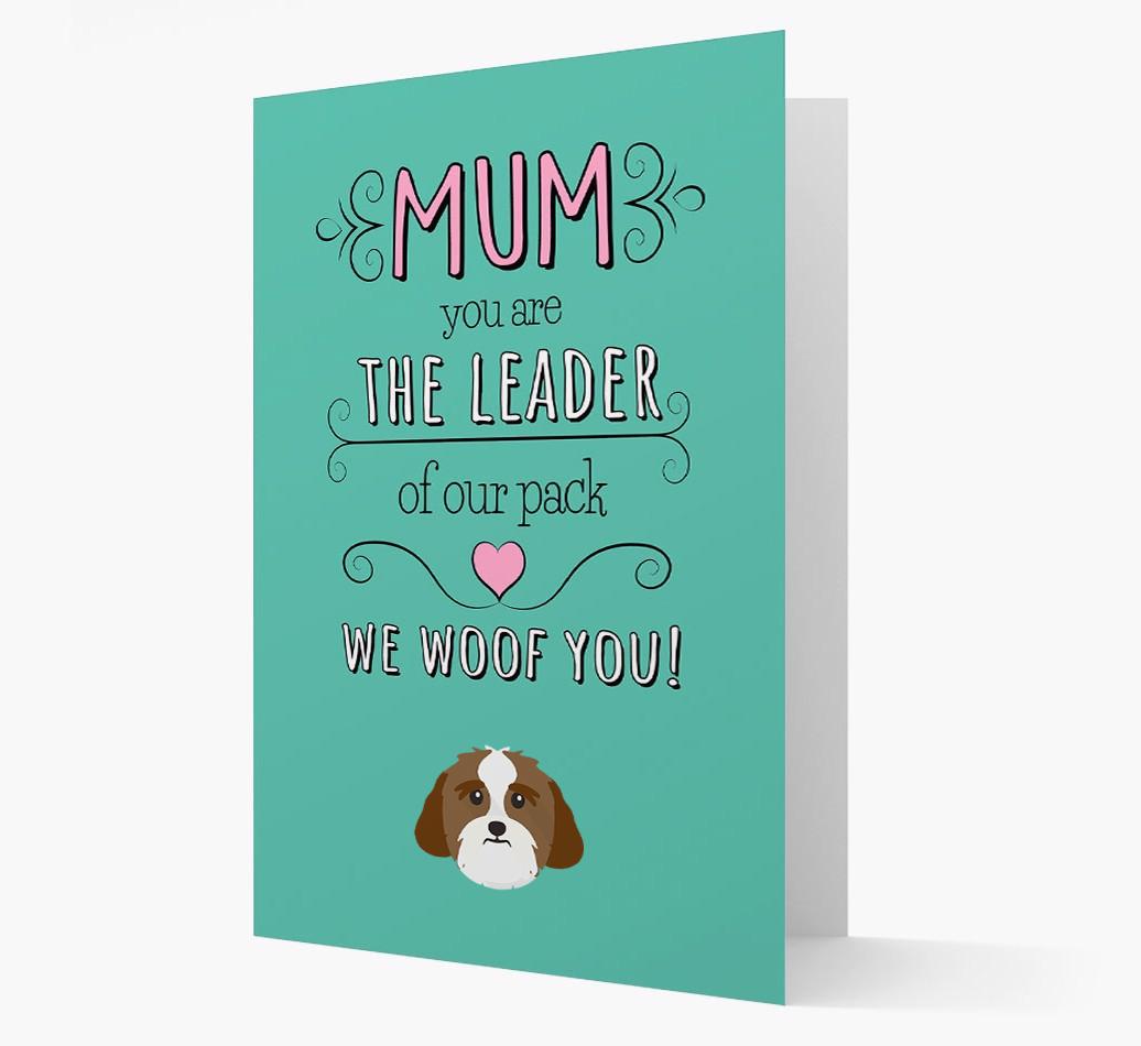 'The Leader Of Our Pack' Card with your {breedFullName} Icon