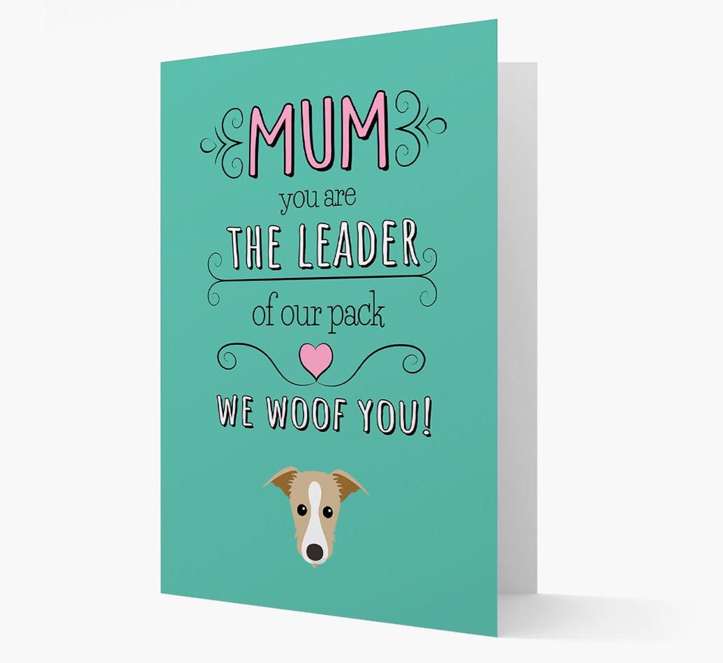 'The Leader Of Our Pack' Card with your {breedFullName} Icon