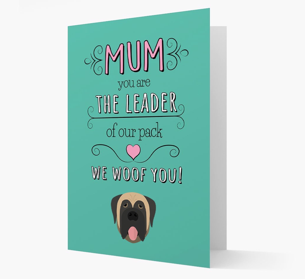 'The Leader Of Our Pack' Card with your {breedFullName} Icon