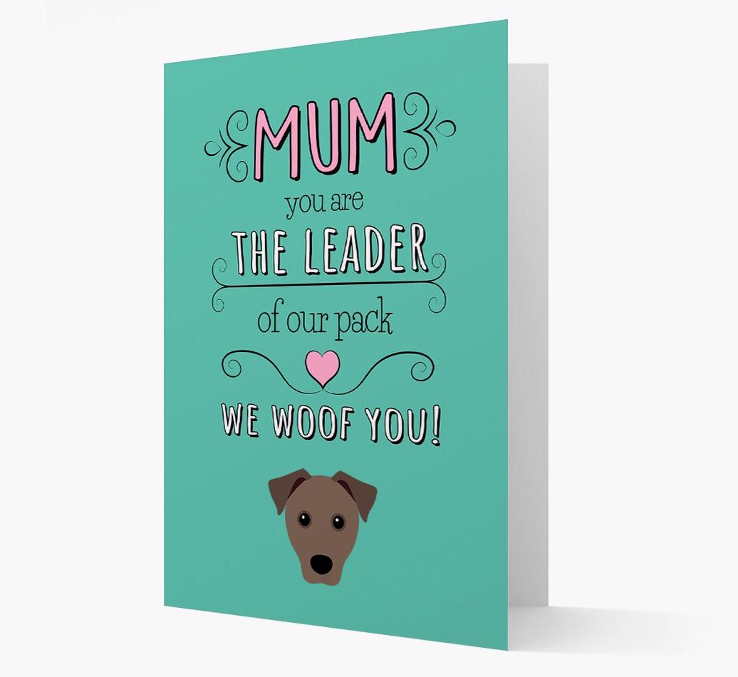 'The Leader Of Our Pack' Card with your {breedFullName} Icon