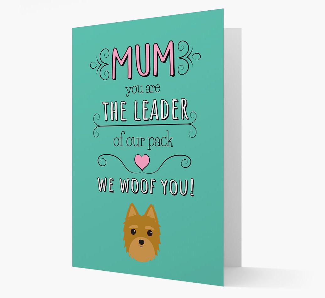 'The Leader Of Our Pack' Card with your {breedFullName} Icon