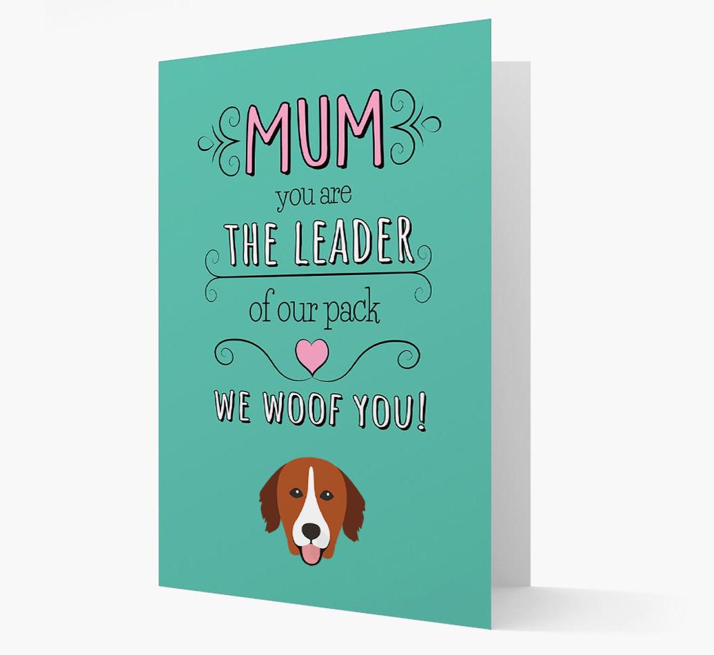 'The Leader Of Our Pack' Card with your {breedFullName} Icon
