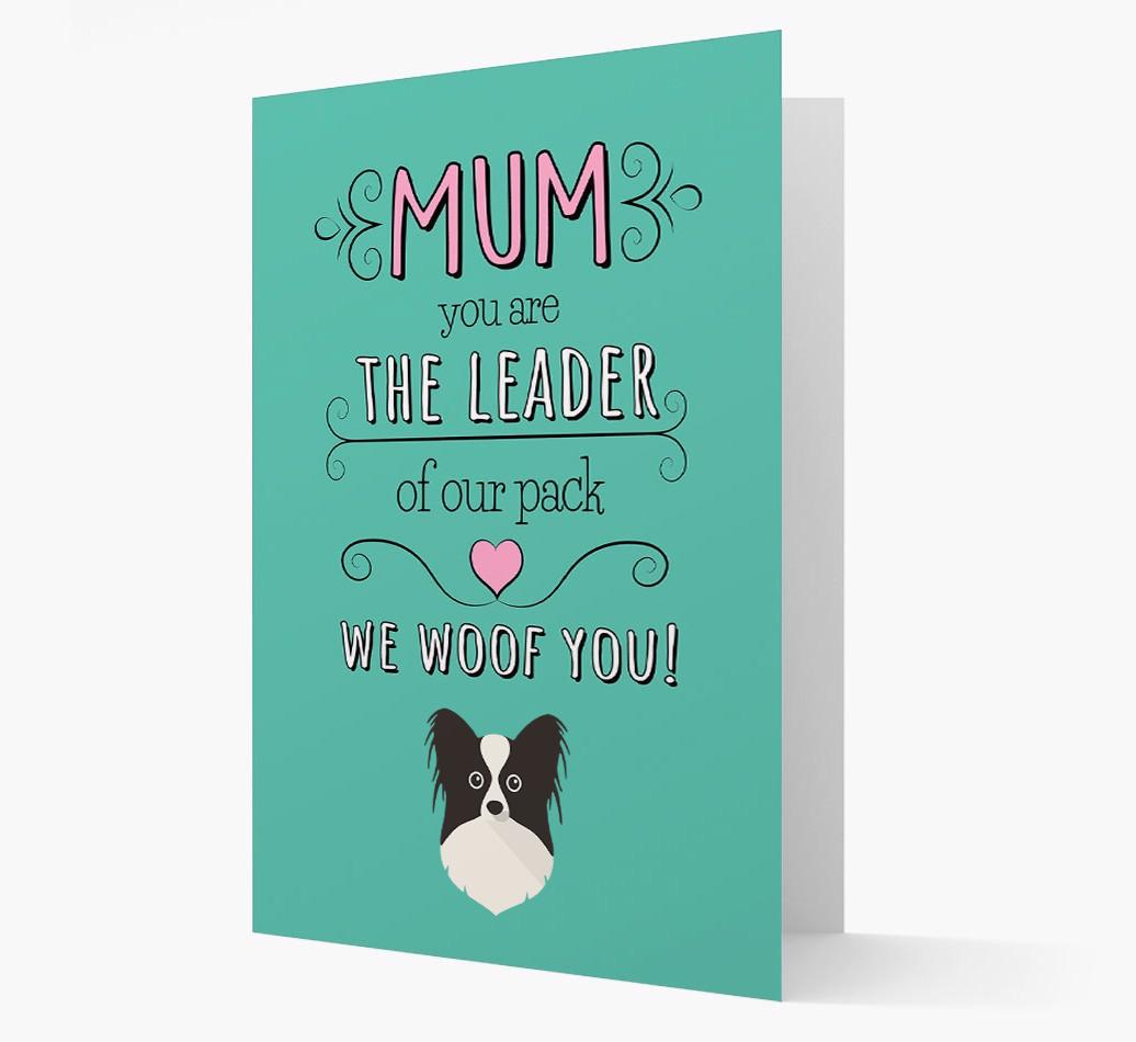 'The Leader Of Our Pack' Card with your {breedFullName} Icon