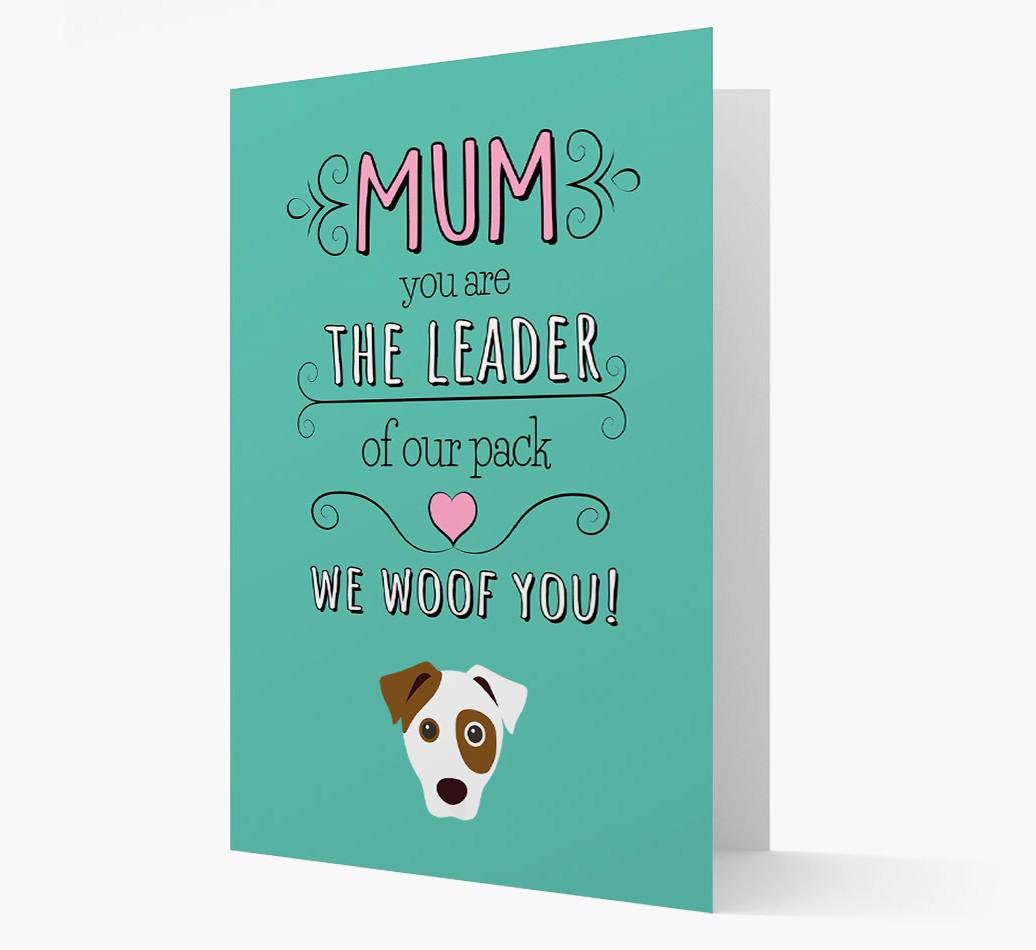 'The Leader Of Our Pack' Card with your {breedFullName} Icon