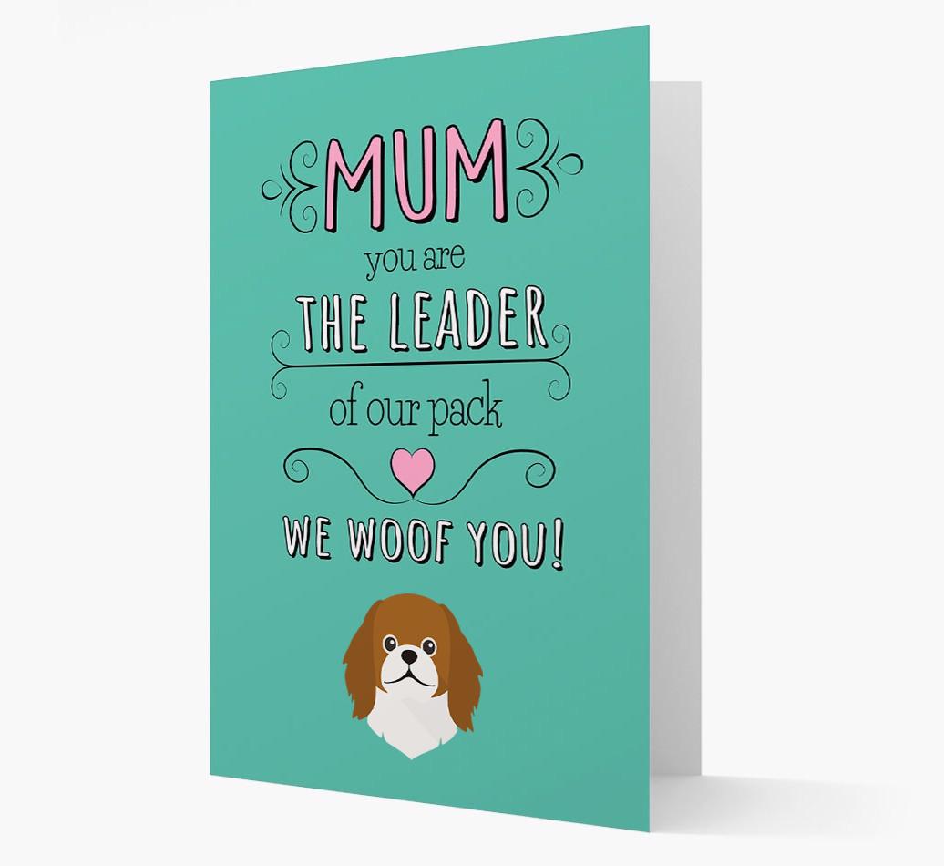 'The Leader Of Our Pack' Card with your {breedFullName} Icon