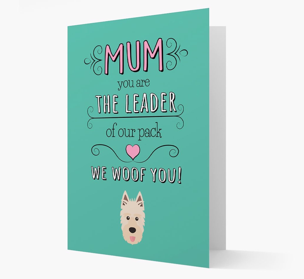 'The Leader Of Our Pack' Card with your {breedFullName} Icon