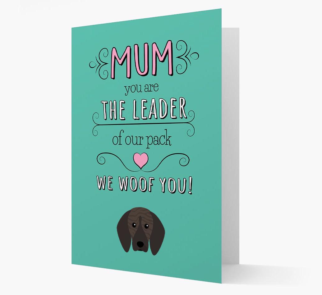 'The Leader Of Our Pack' Card with your {breedFullName} Icon