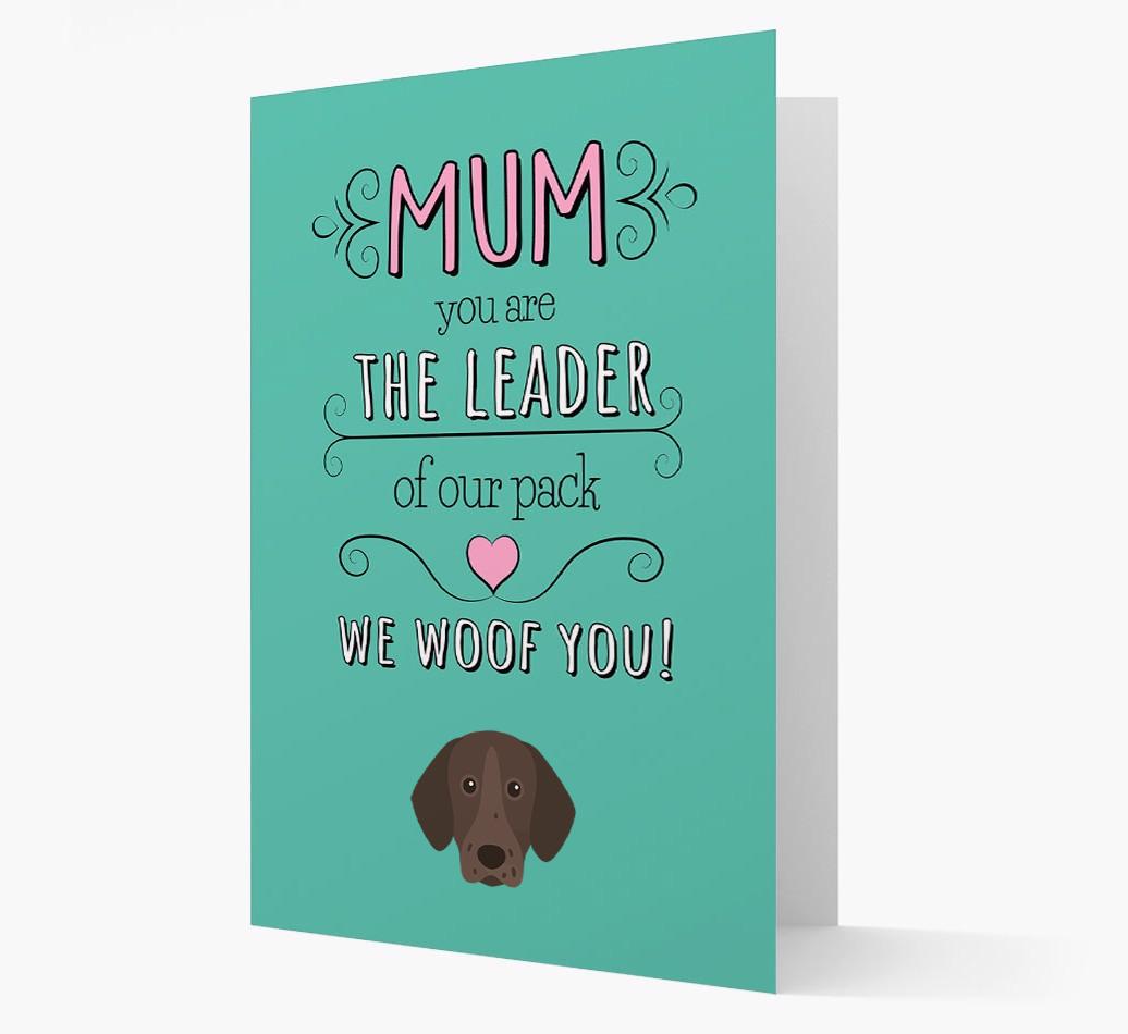 'The Leader Of Our Pack' Card with your {breedFullName} Icon