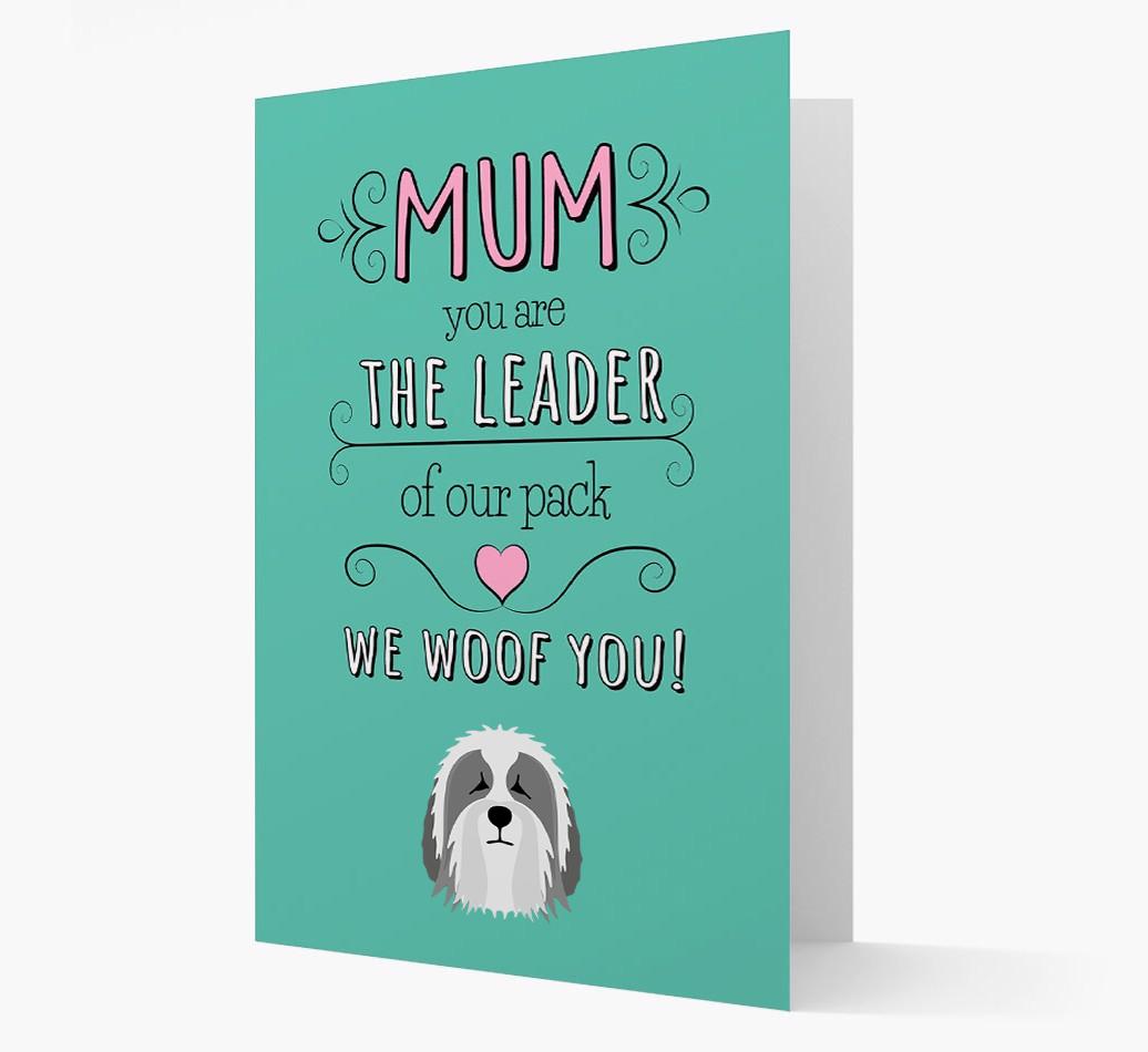 'The Leader Of Our Pack' Card with your {breedFullName} Icon