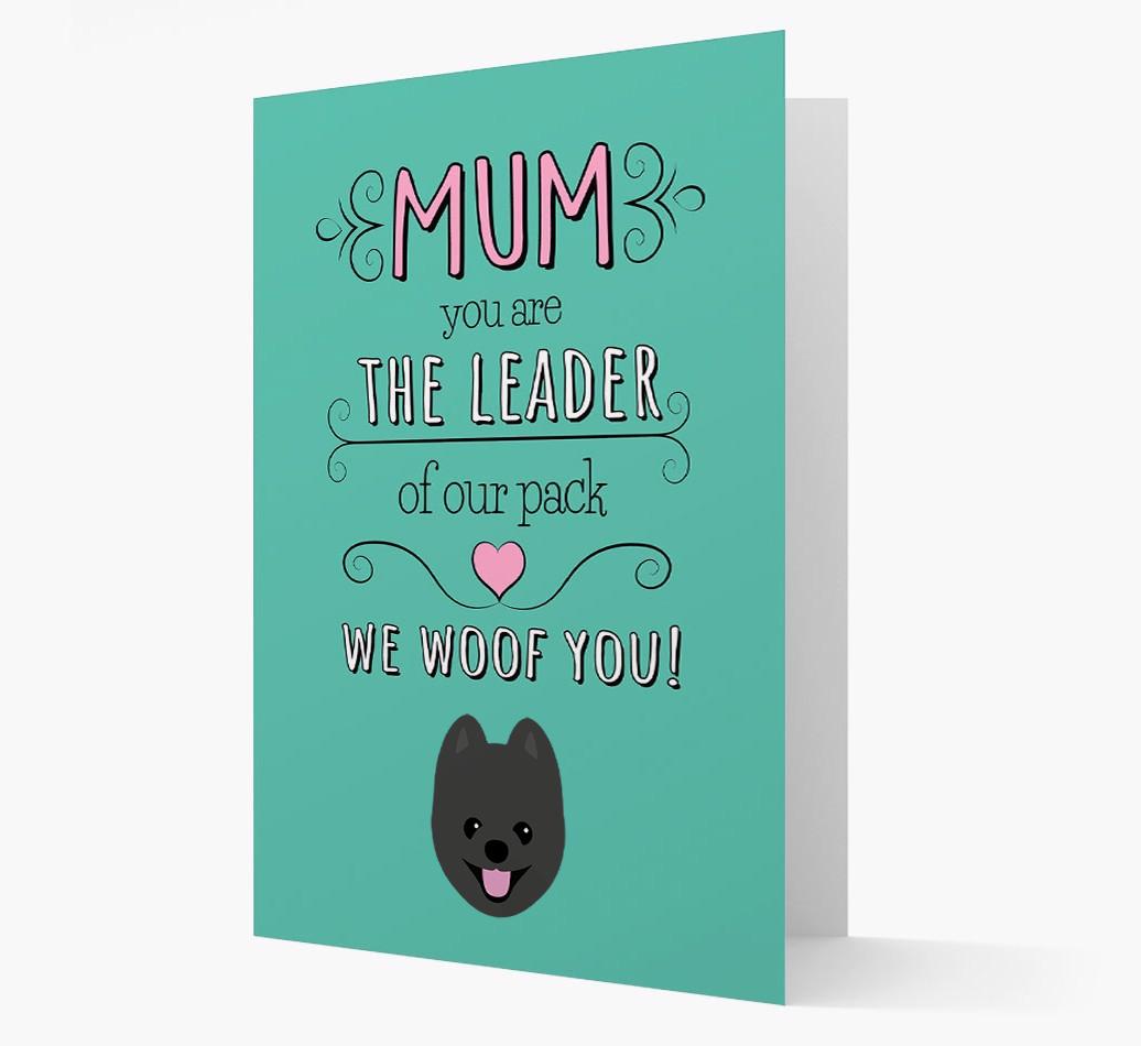 'The Leader Of Our Pack' Card with your {breedFullName} Icon