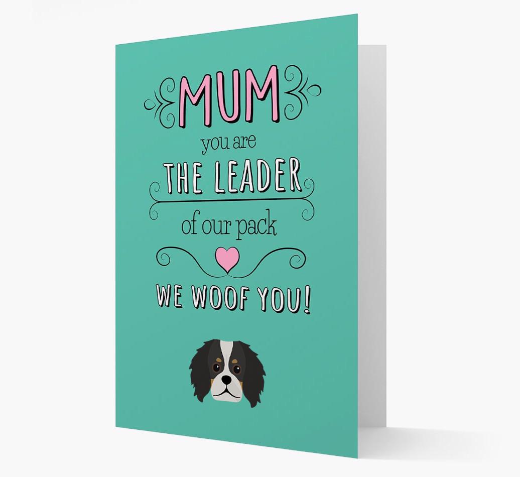 'The Leader Of Our Pack' Card with your {breedFullName} Icon