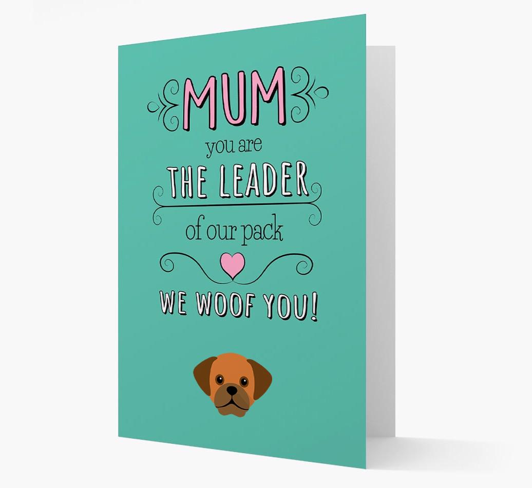 'The Leader Of Our Pack' Card with your {breedFullName} Icon