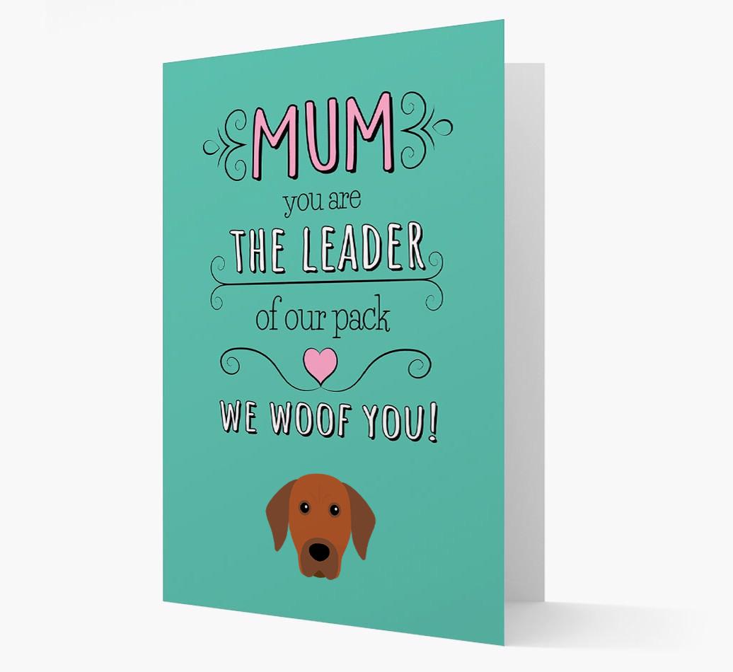 'The Leader Of Our Pack' Card with your {breedFullName} Icon