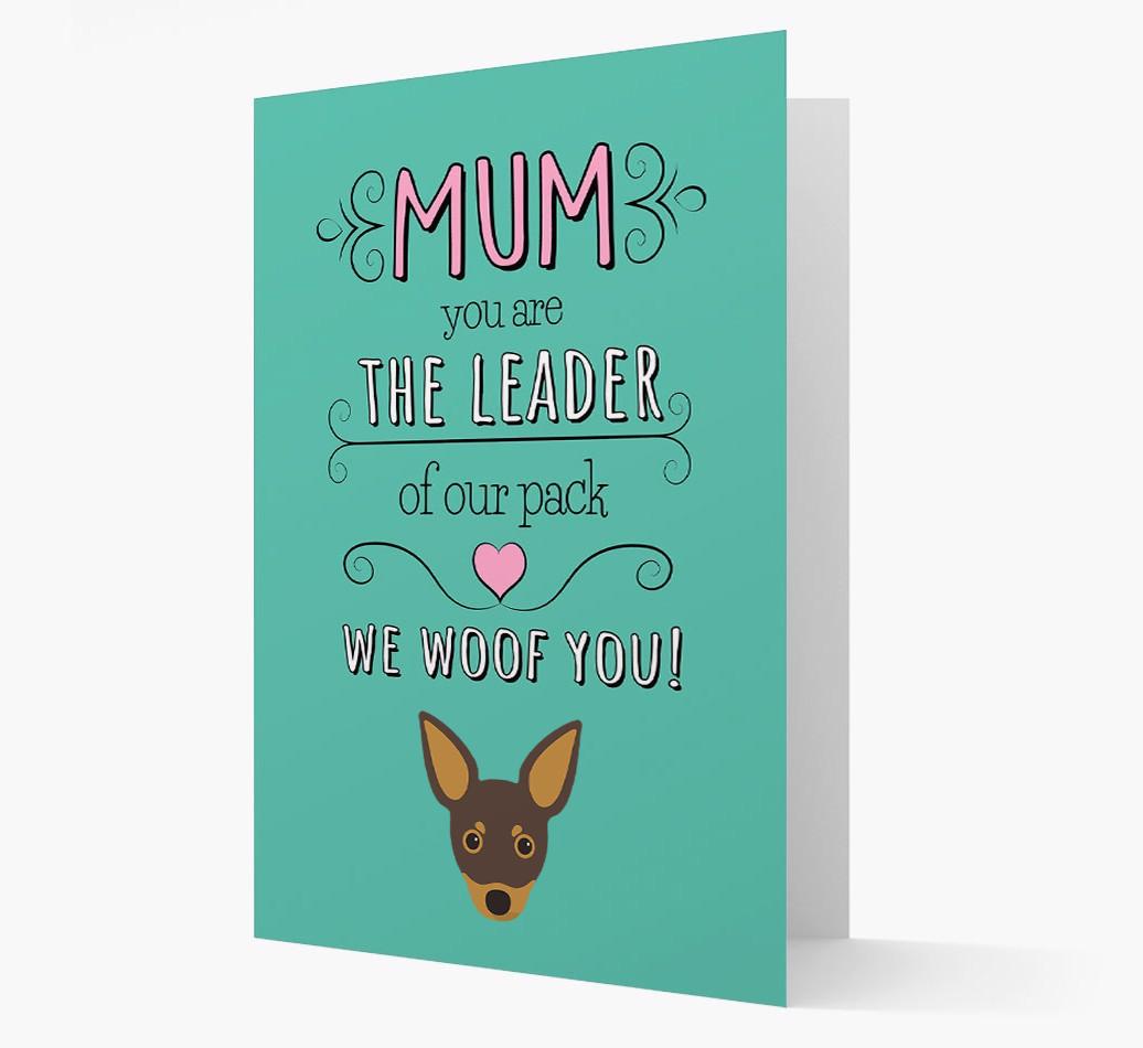 'The Leader Of Our Pack' Card with your {breedFullName} Icon