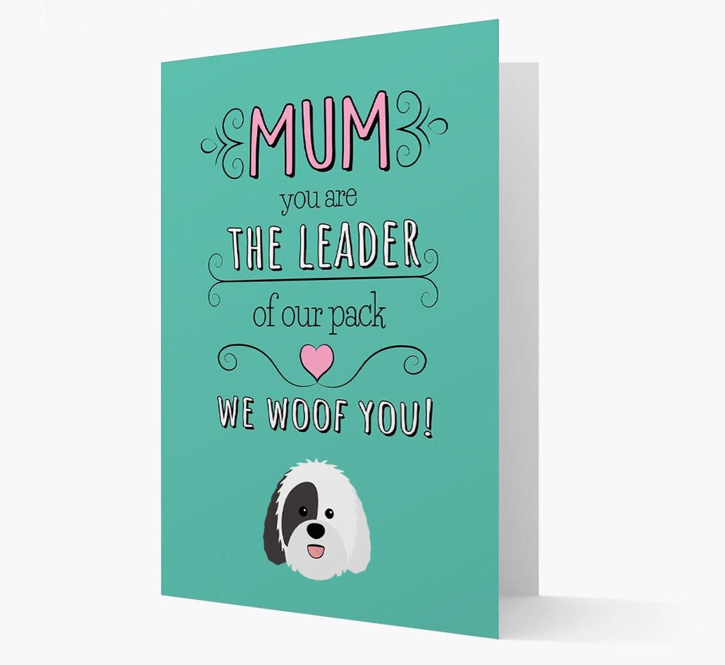 'The Leader Of Our Pack' Card with your {breedFullName} Icon